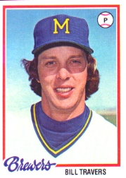 1978 Topps Baseball Cards      355     Bill Travers
